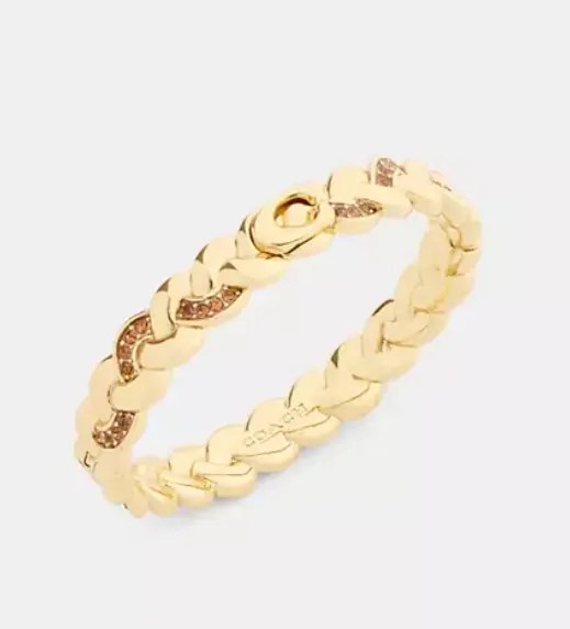 Braided Signature Hinged Bangle
